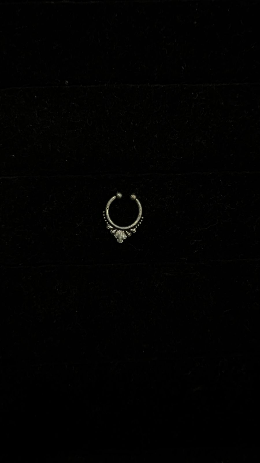 Oxidised Nose Pin