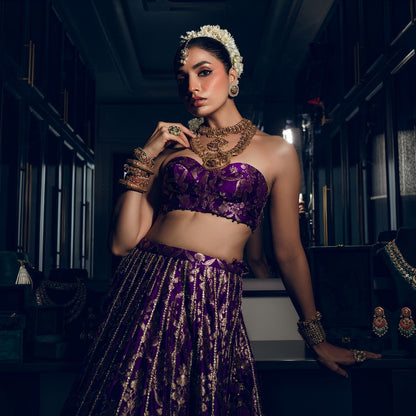Pashmina Lehenga Set