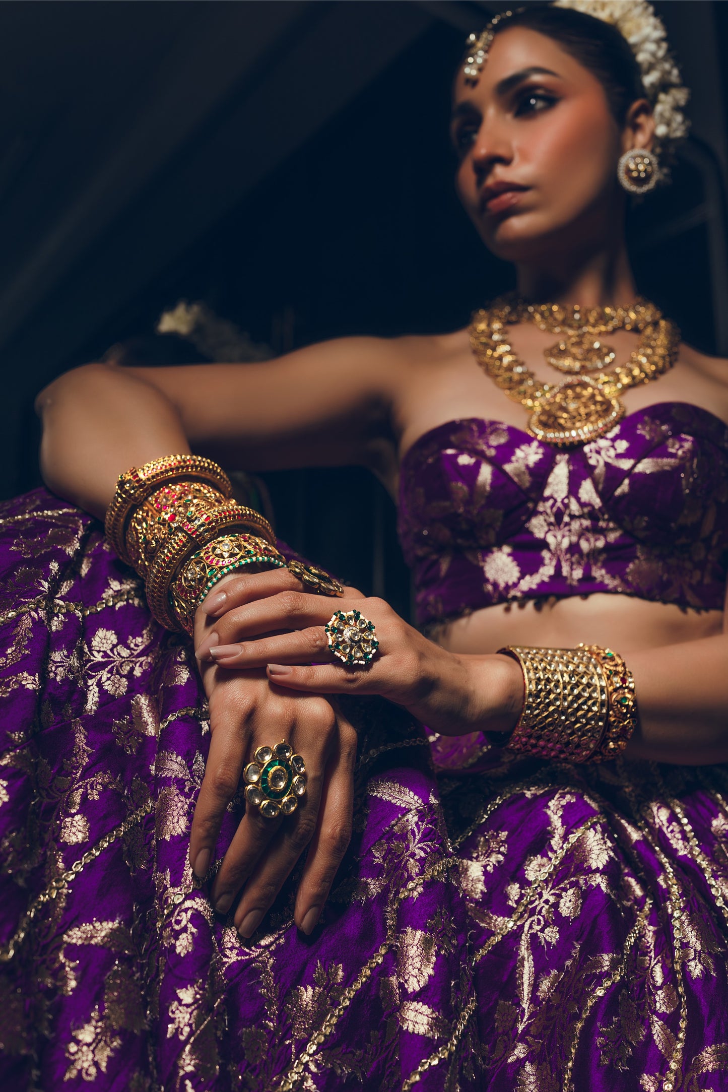 Pashmina Lehenga Set