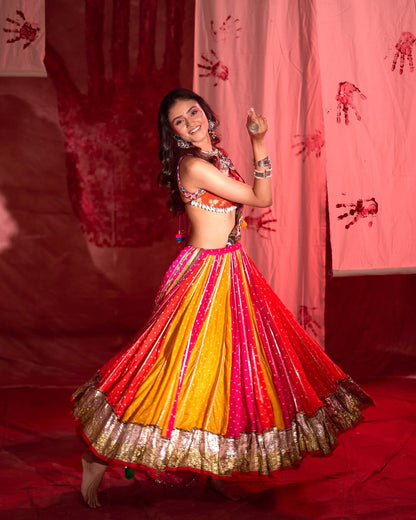 Janki Bandhani Lehenga Set