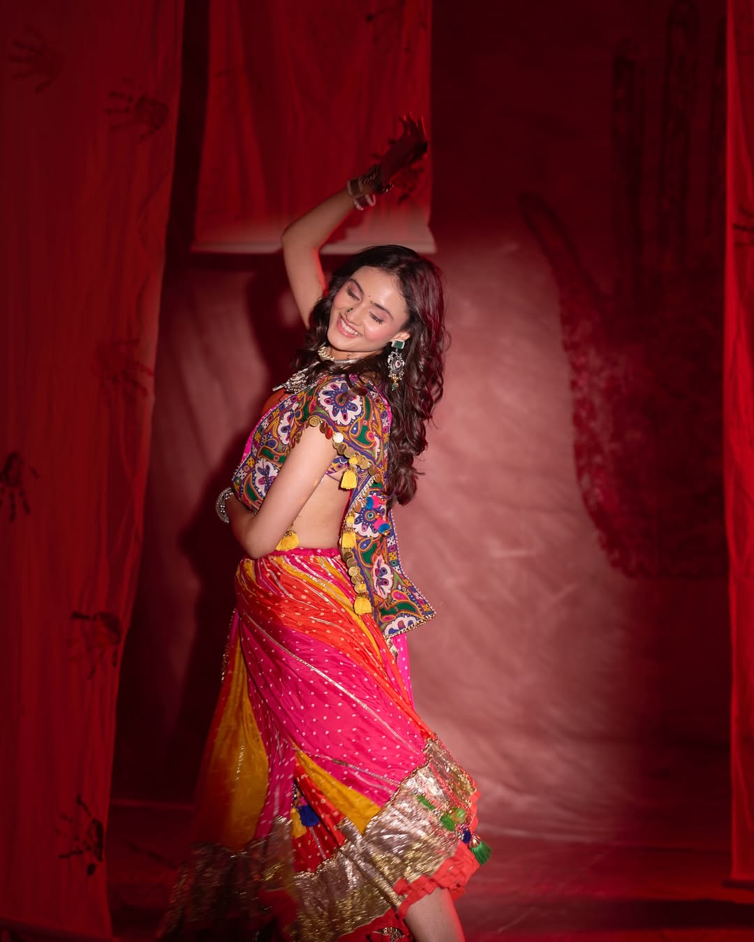 Janki Bandhani Lehenga Set