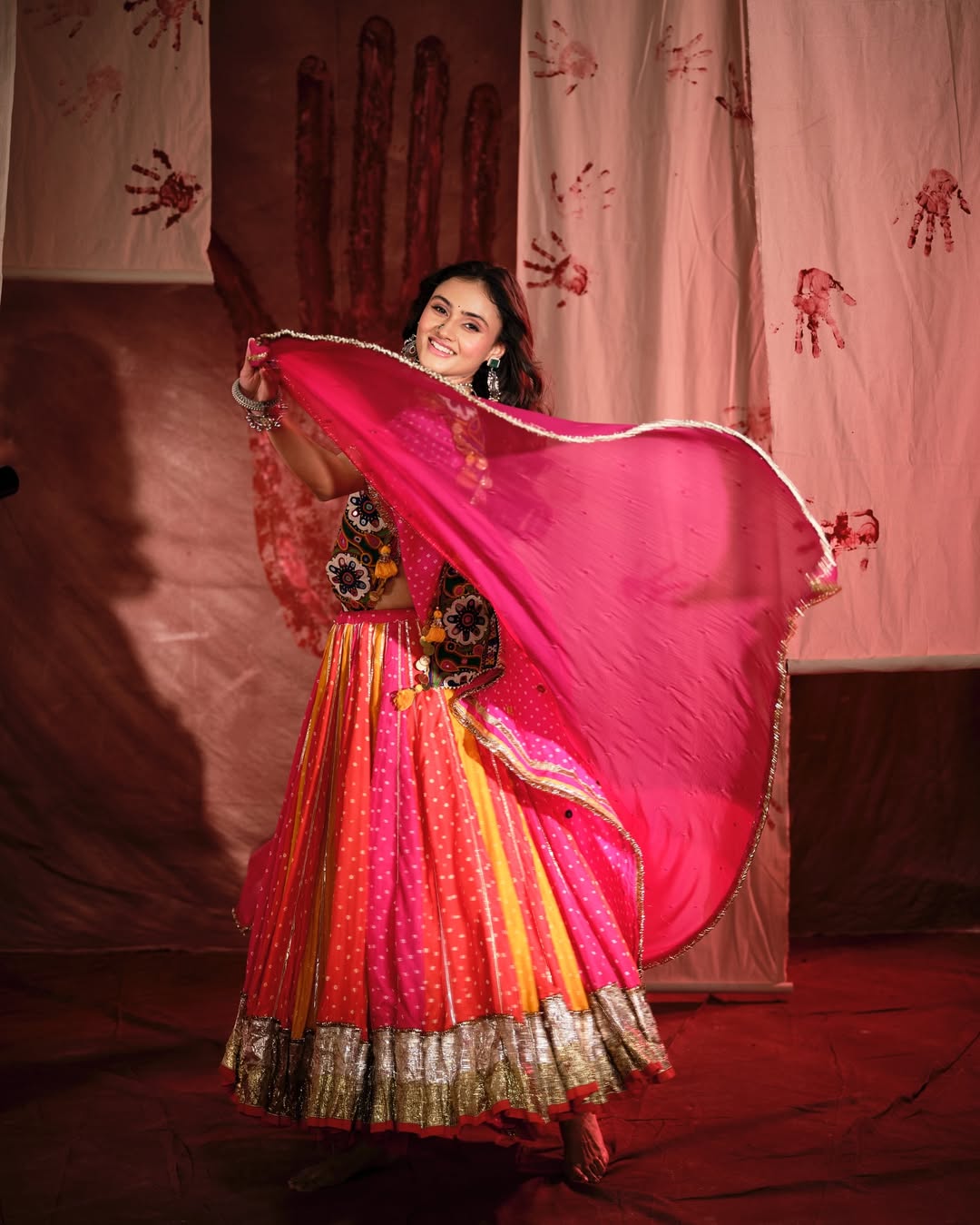 Janki Bandhani Lehenga Set