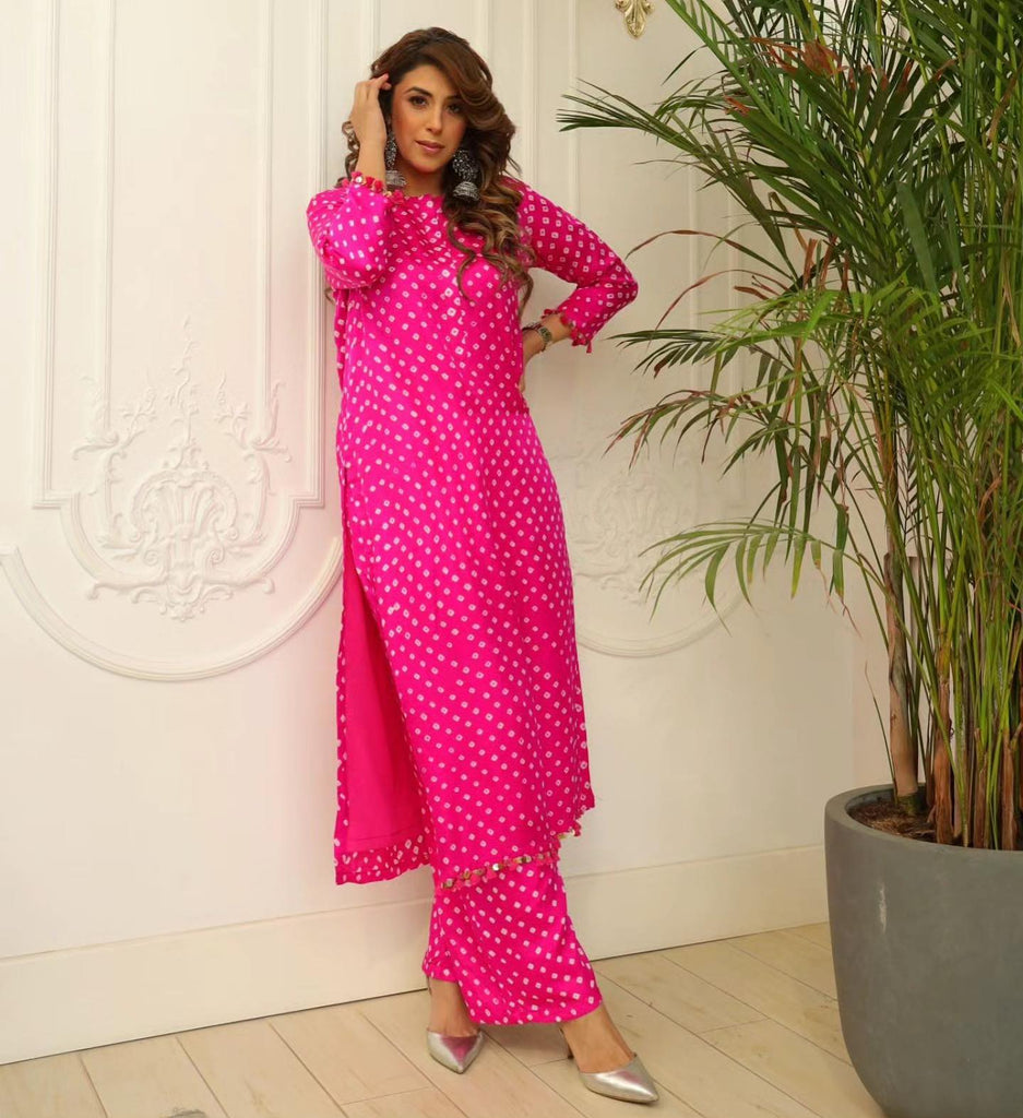 Ankita Bandhani Coord Set