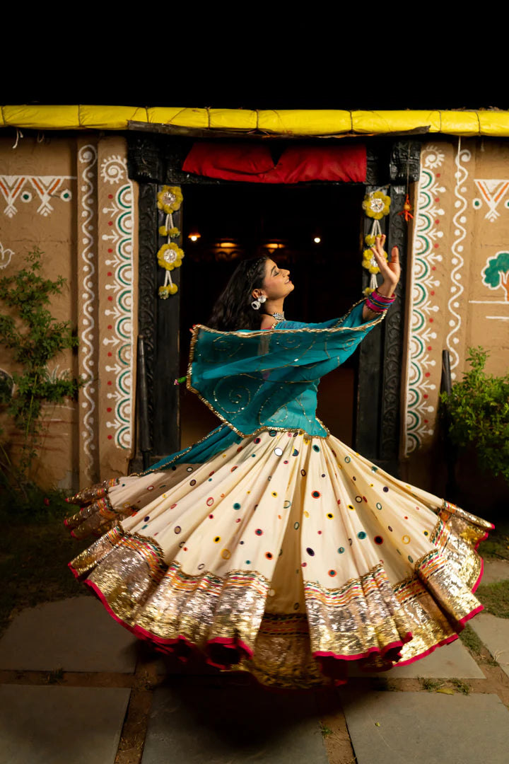 Multi-Color Mirror Skirt