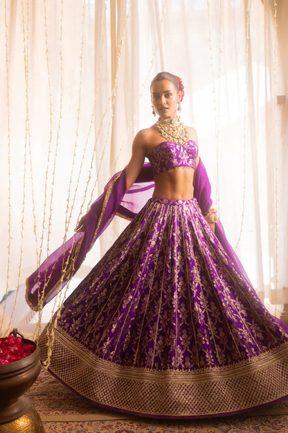 Pashmina Lehenga Set