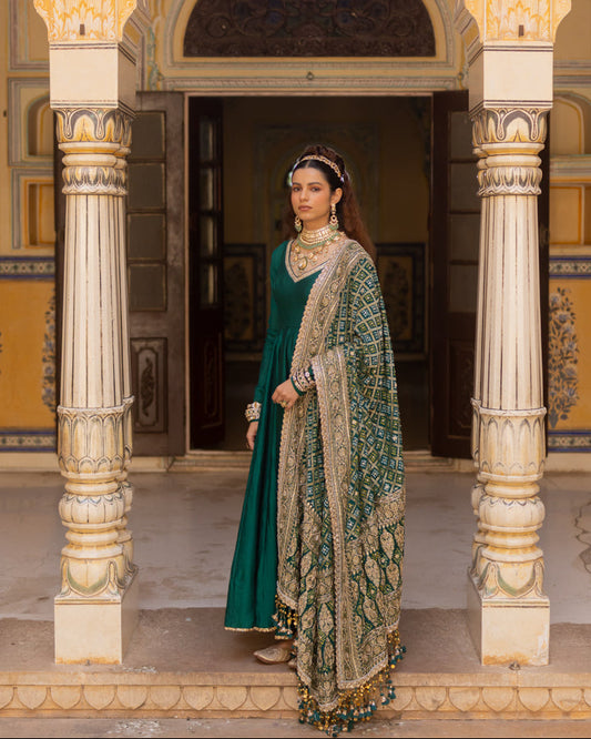 Samudri Anarkali Set