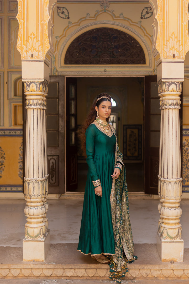 Samudri Anarkali Set