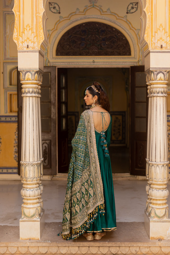 Samudri Anarkali Set