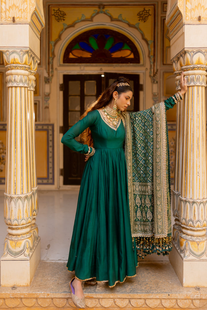 Samudri Anarkali Set