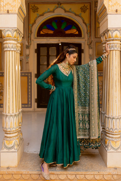 Samudri Anarkali Set