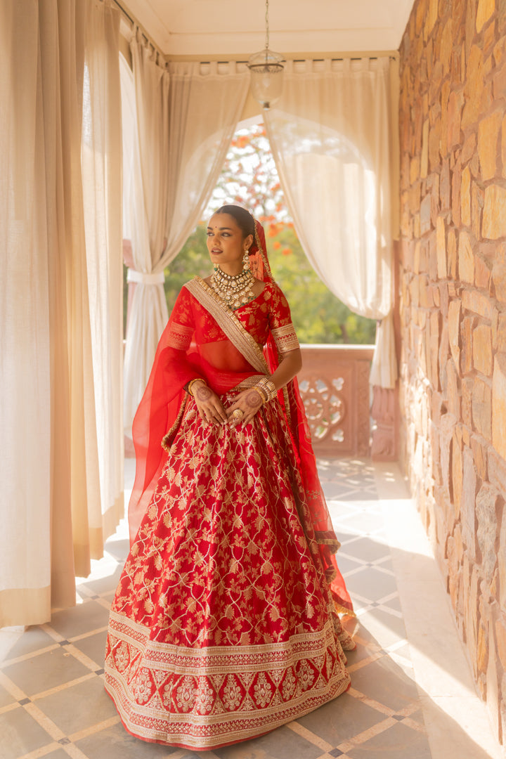 Dakshini Lehenga Set