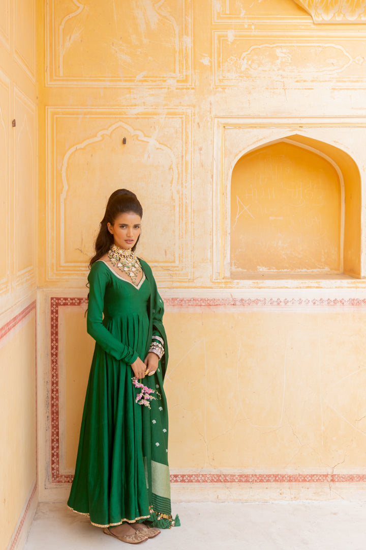 Mrigesha Anarkali Set