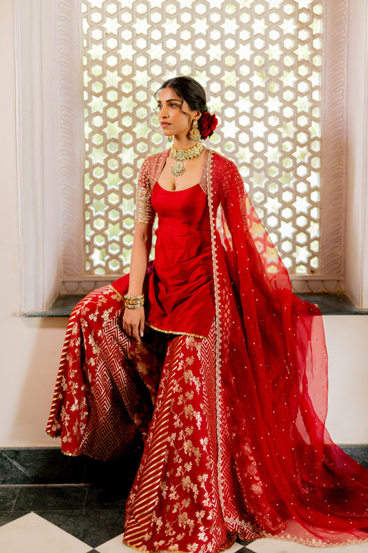 Kashvi Sharara Set