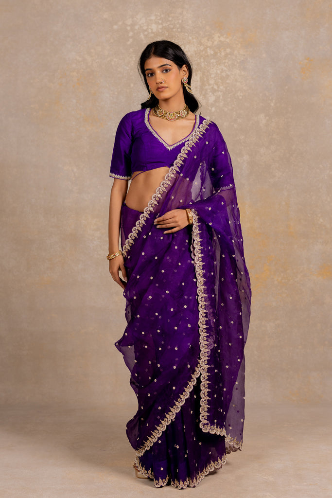 organza saree