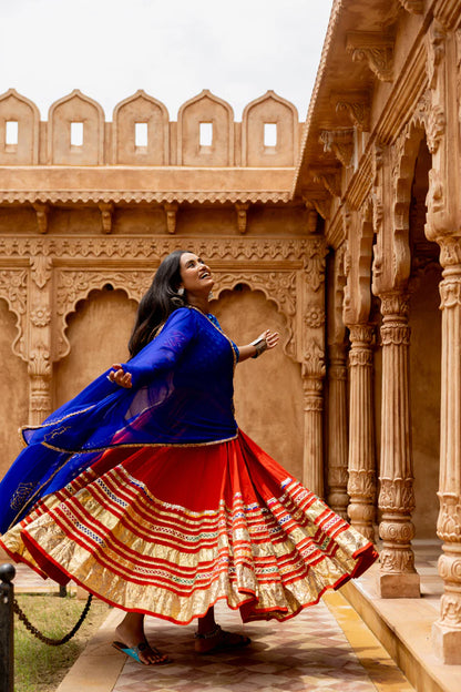 Leheriya Gradation Skirt