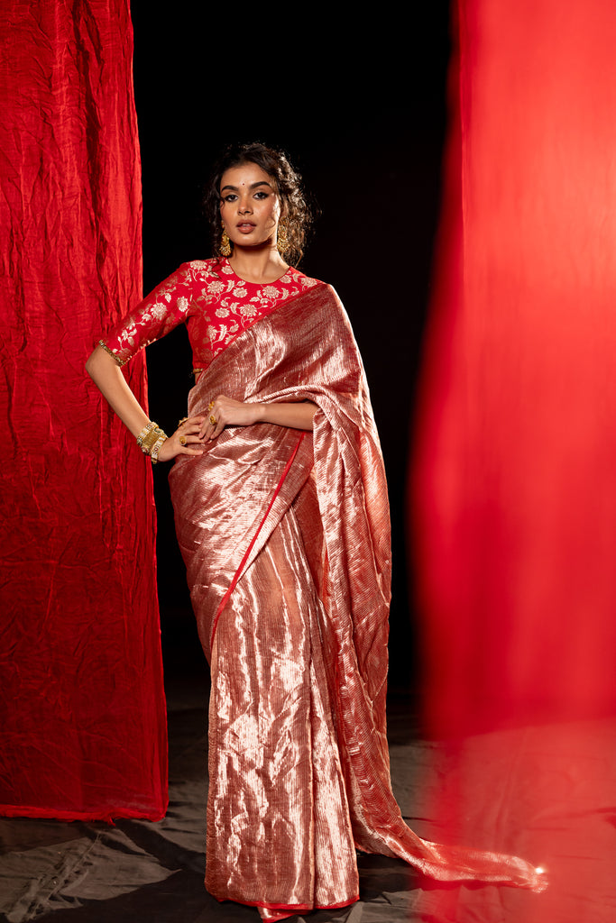 tissue saree