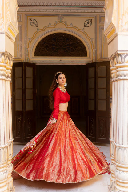 Satrani Lehenga Set