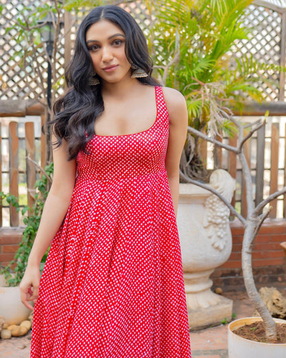 Tanisha Santoshi Anarkali Set