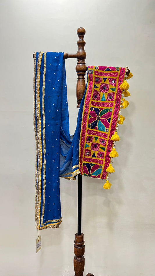Chiffon With Patchwork Dupatta