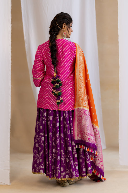 Phulkari Kurta Set - Anjanase