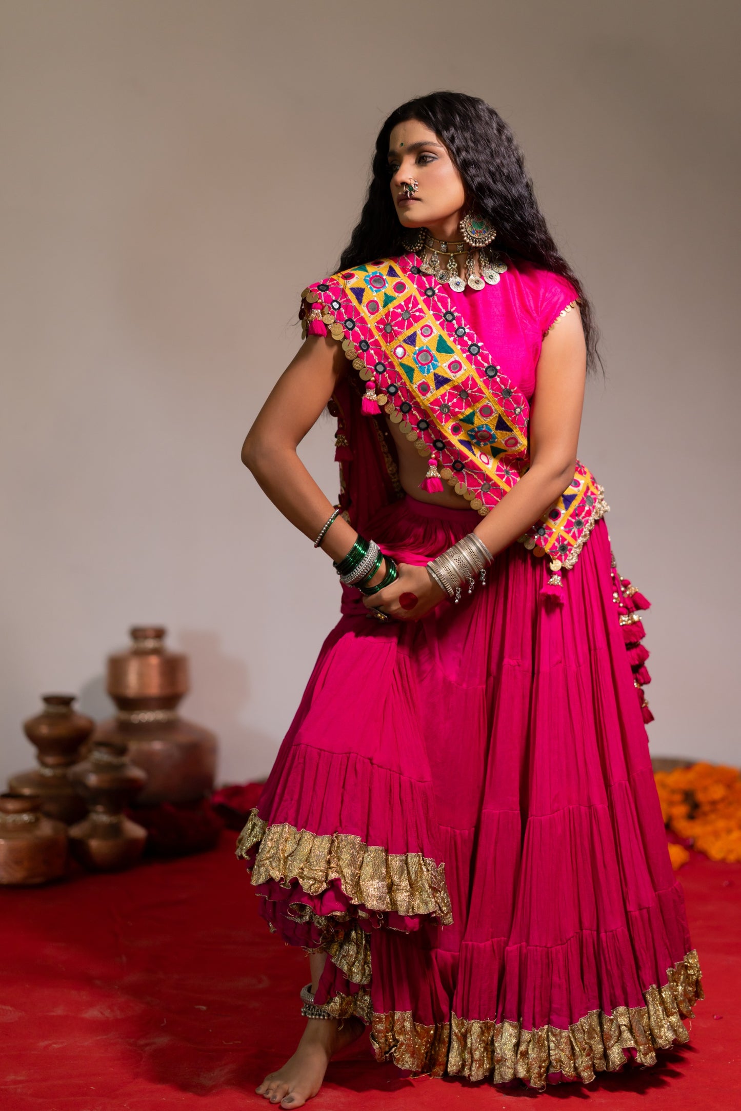 Jhamku Lehenga Set