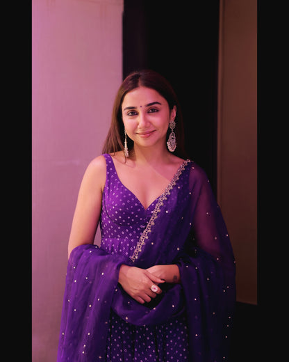Prajakta Koli - Bhumi Anarkali Set