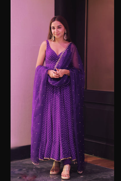 Prajakta Koli - Bhumi Anarkali Set