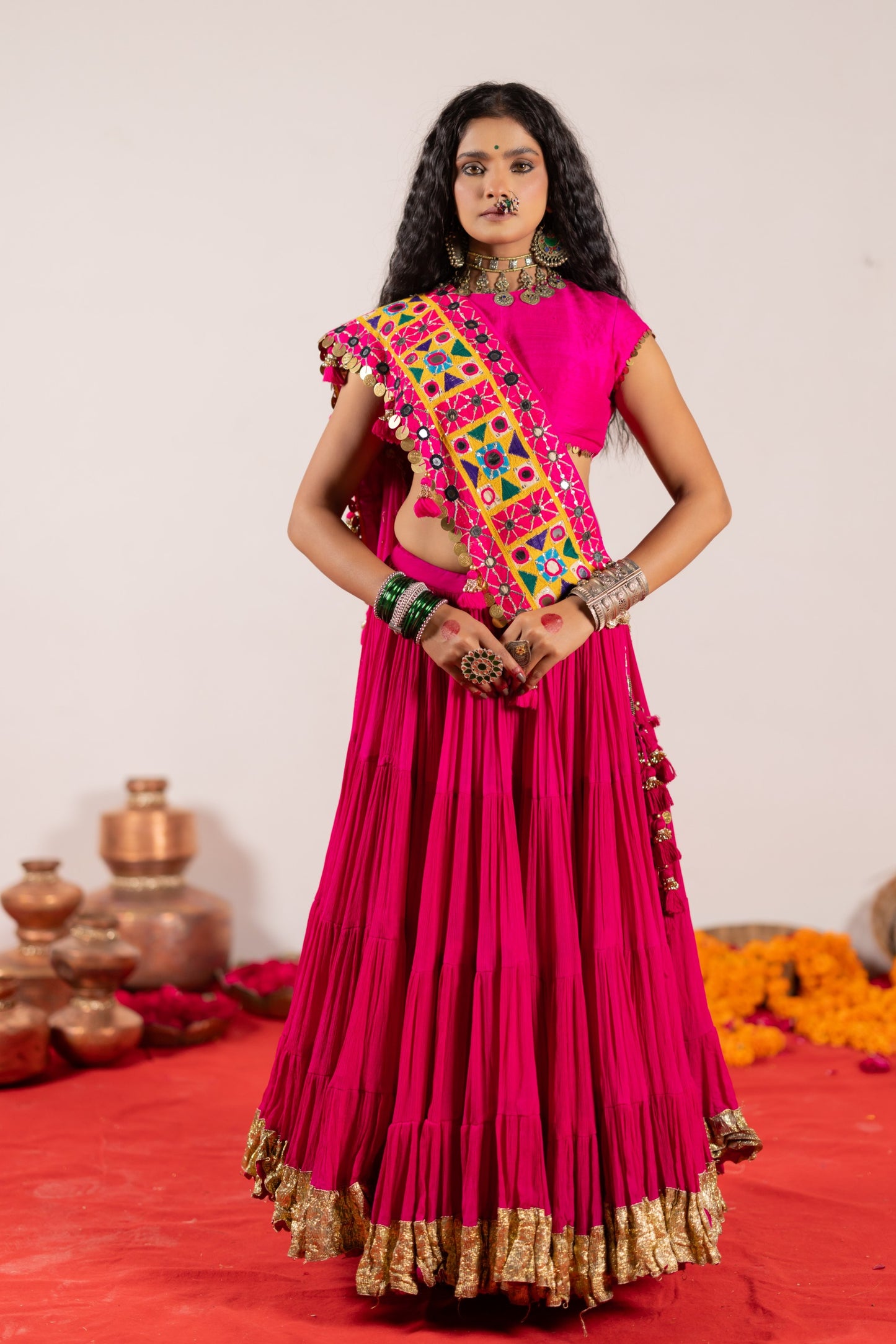Jhamku Lehenga Set