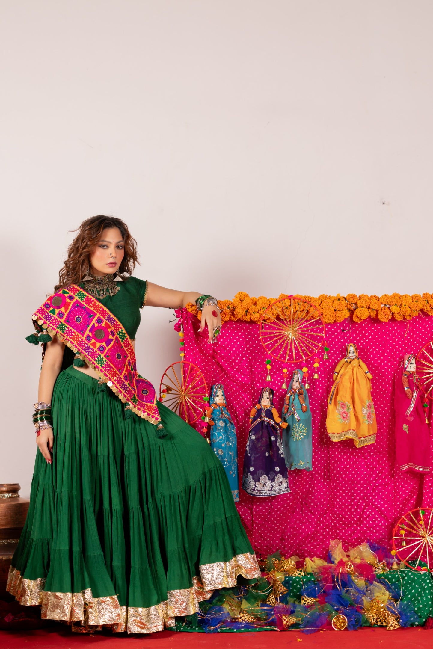 Jhamku Lehenga Set