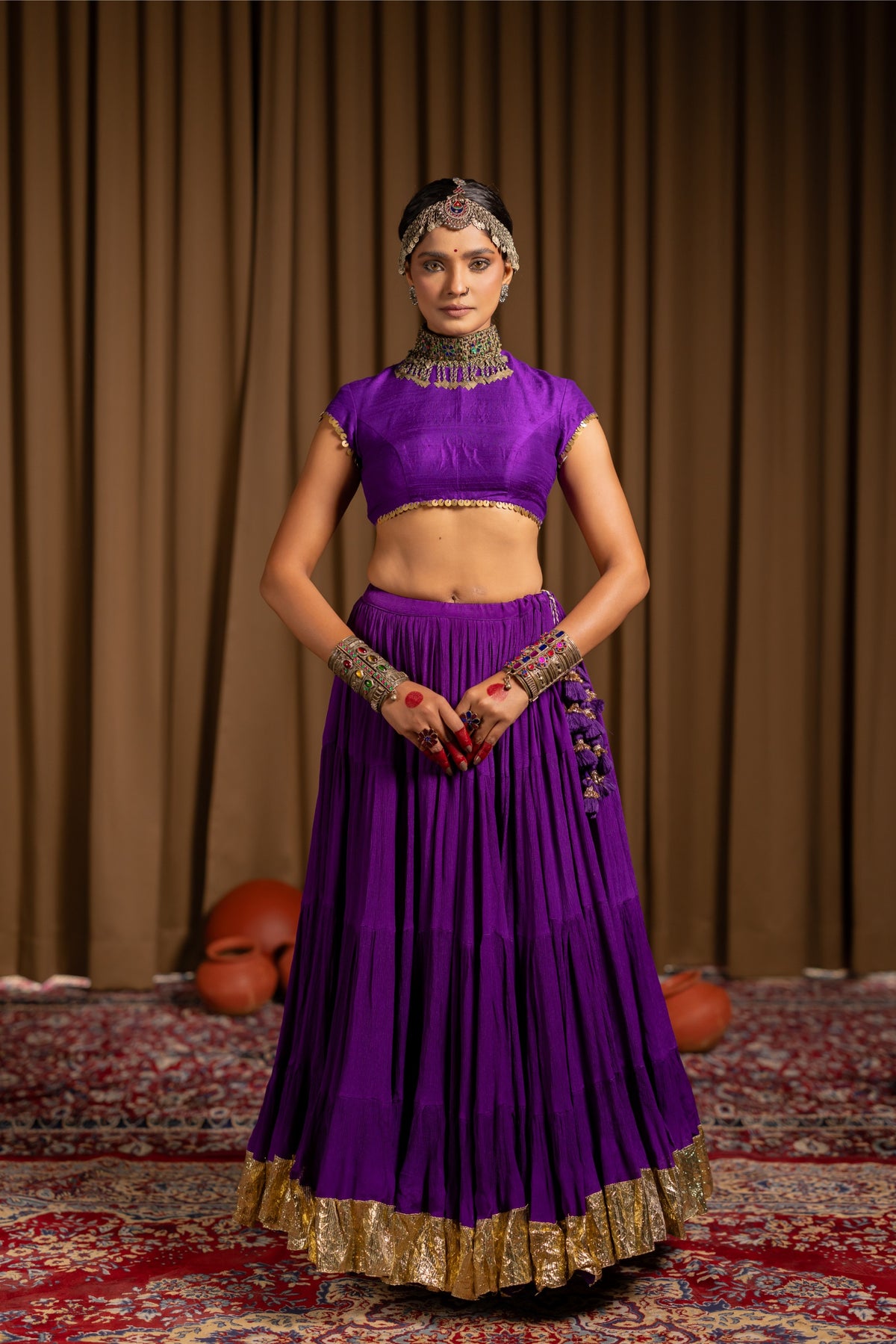 Jhamku Lehenga Set