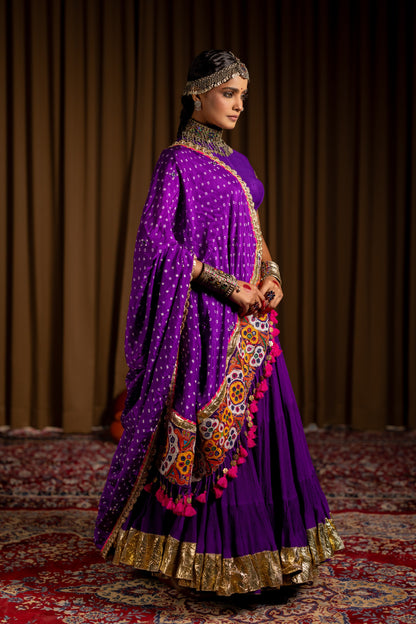 Jhamku Lehenga Set