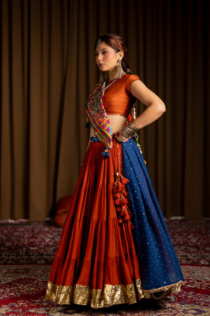Jhamku Lehenga Set