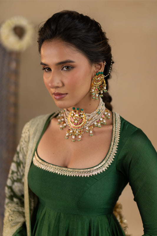 Mrigesha Anarkali Set