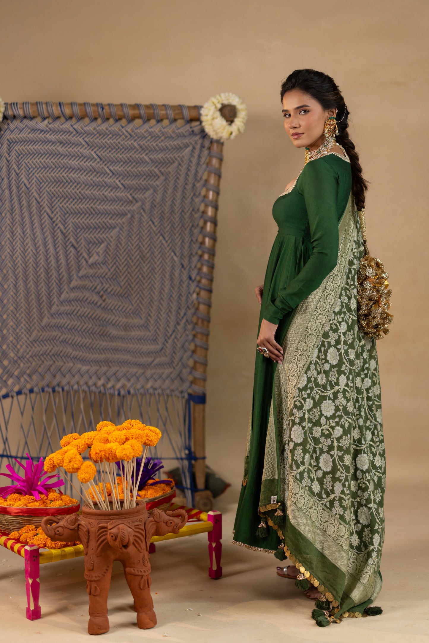 Mrigesha Anarkali Set