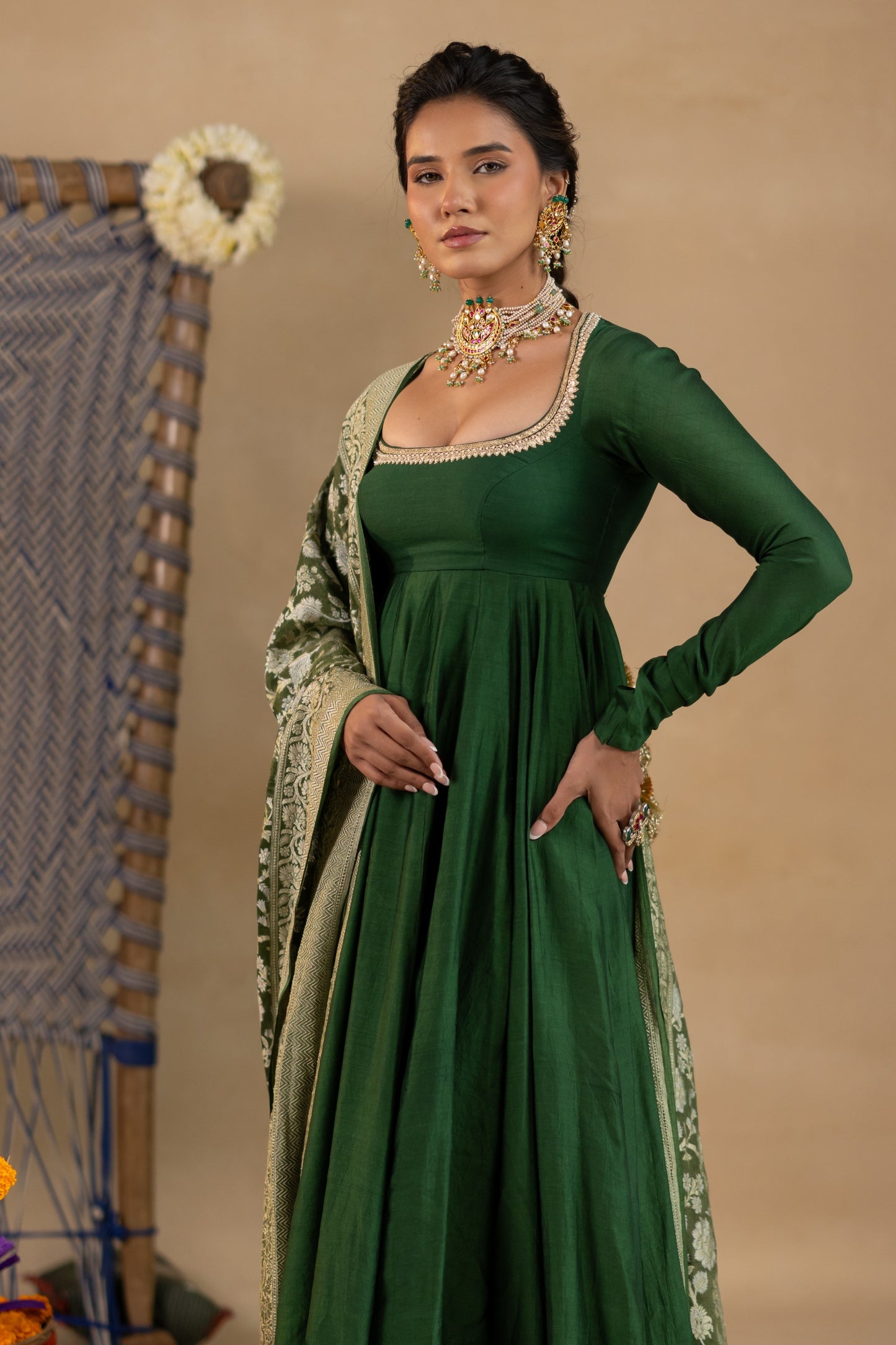 Mrigesha Anarkali Set