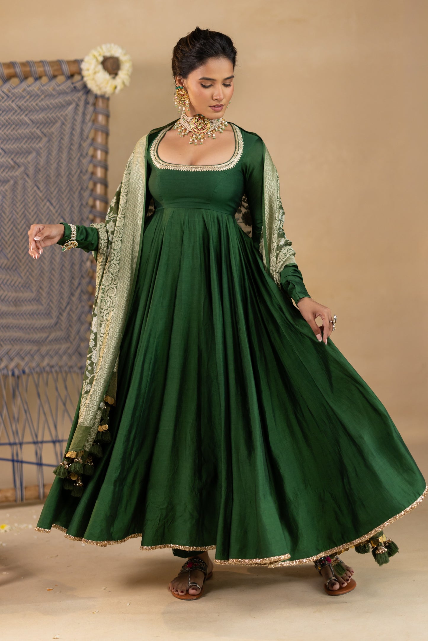 Mrigesha Anarkali Set