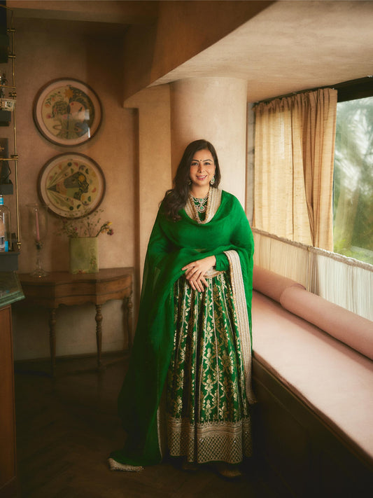 Karishma karamchadani - Pashmina Lehenga Set