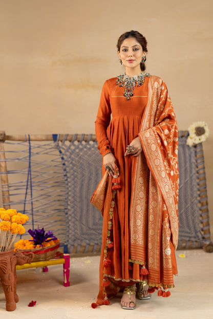 Mrigesha Anarkali Set