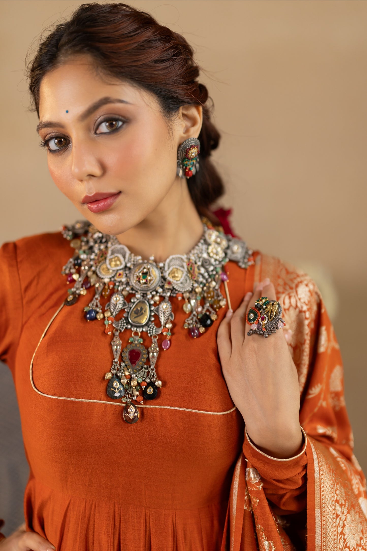 Mrigesha Anarkali Set
