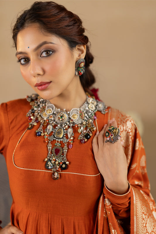 Mrigesha Anarkali Set