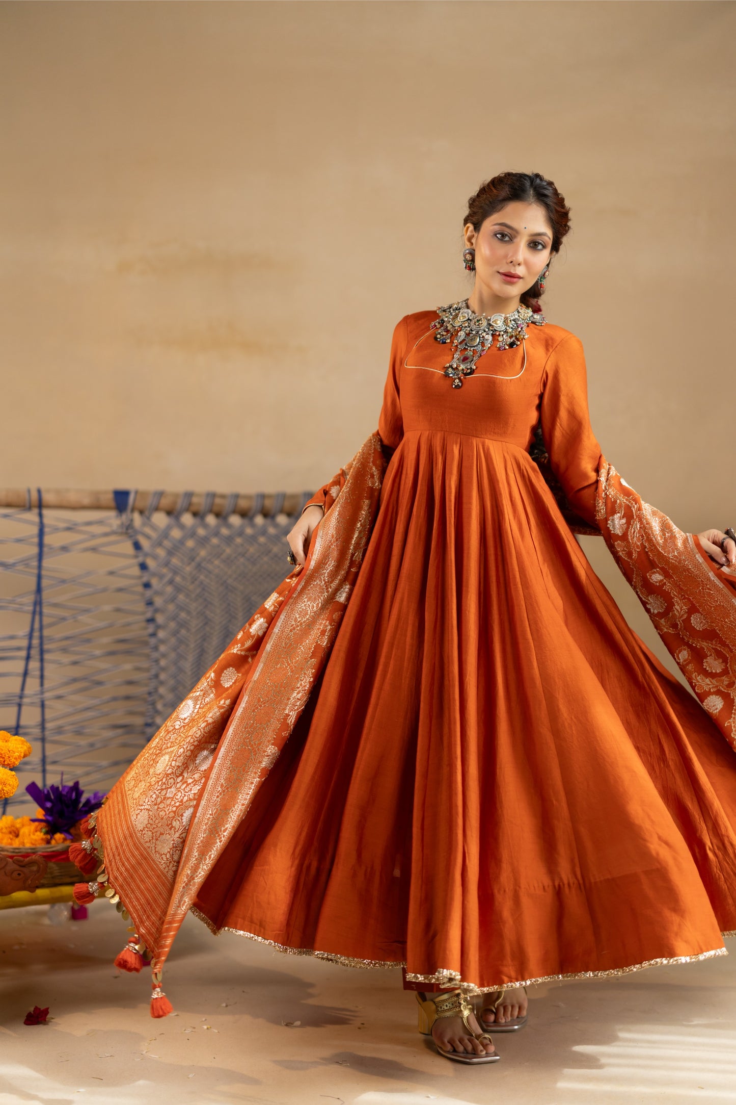 Mrigesha Anarkali Set