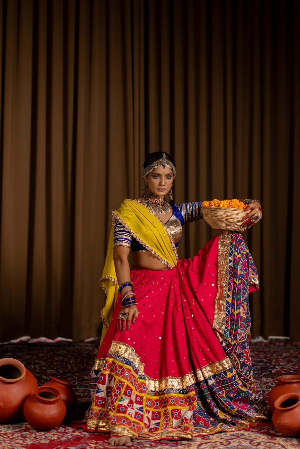 Rajwadi Lehenga Set