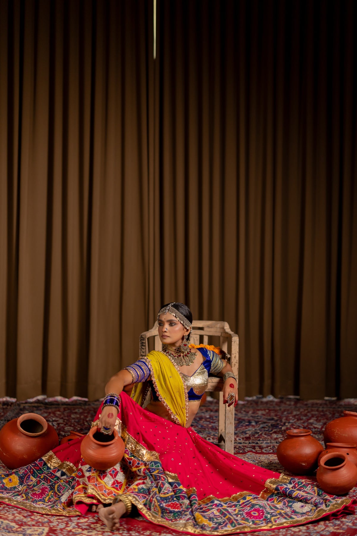 Rajwadi Lehenga Set