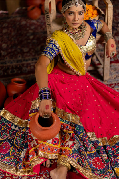 Rajwadi Lehenga Set