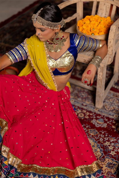 Rajwadi Lehenga Set