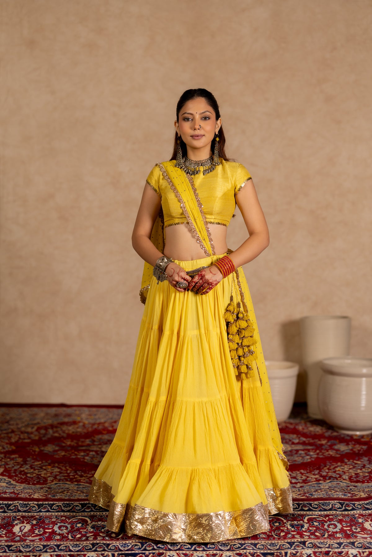 Jhamku Lehenga Set