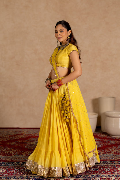 Jhamku Lehenga Set