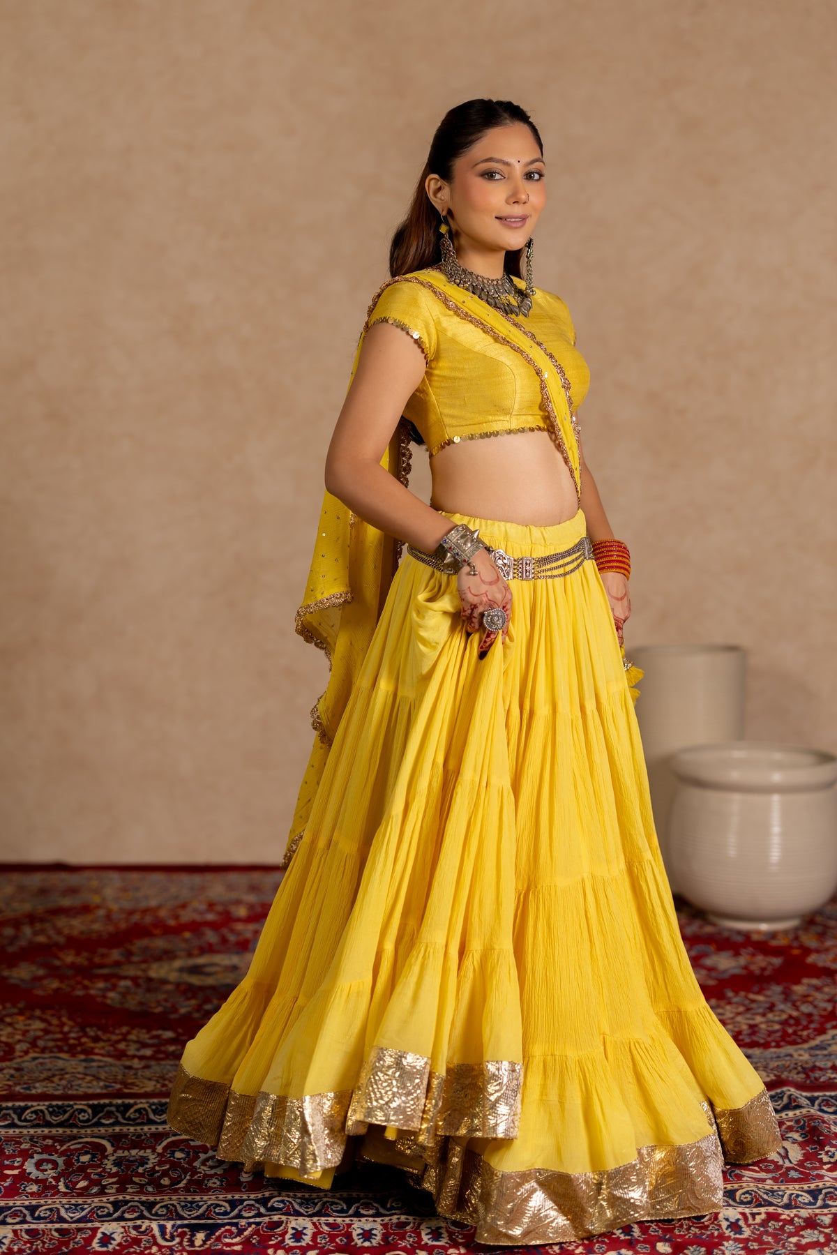 Jhamku Lehenga Set