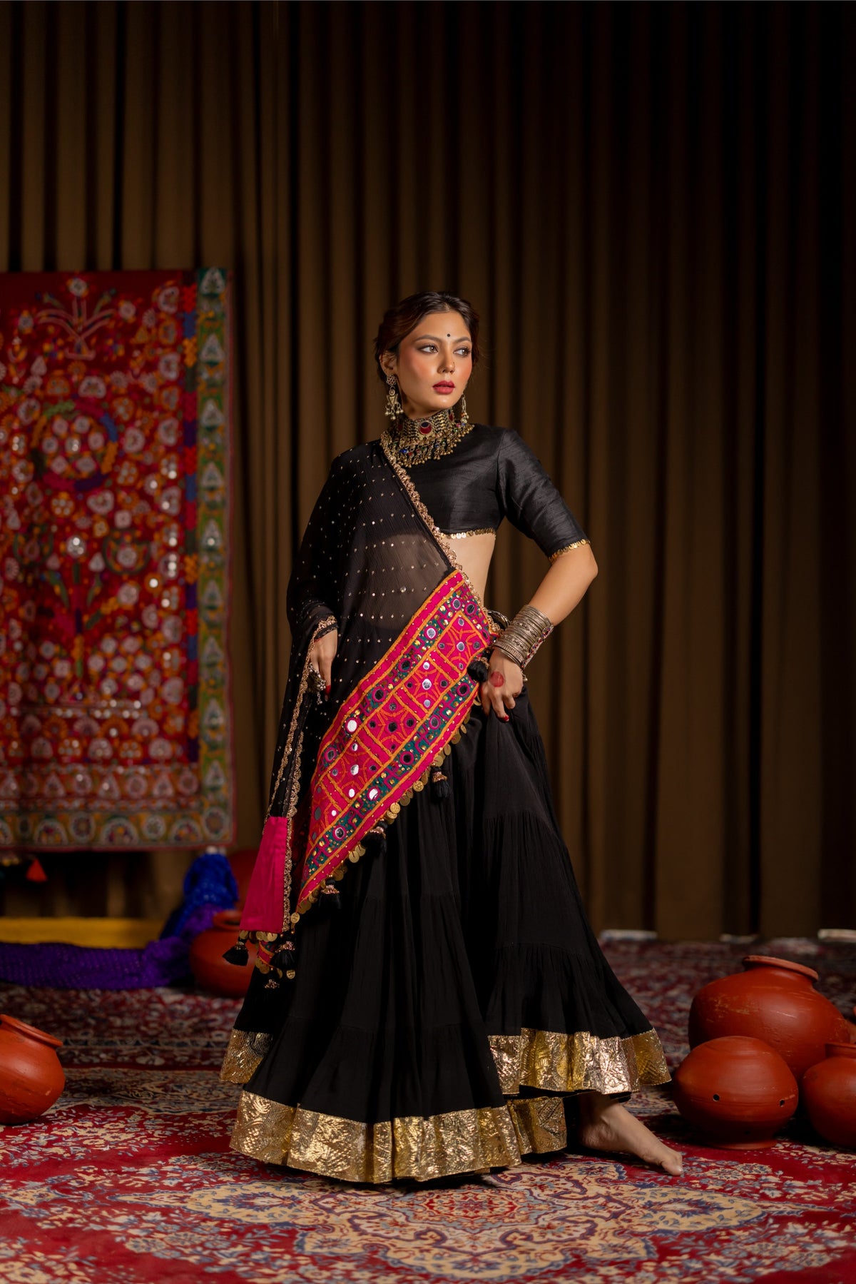 Jhamku Lehenga Set