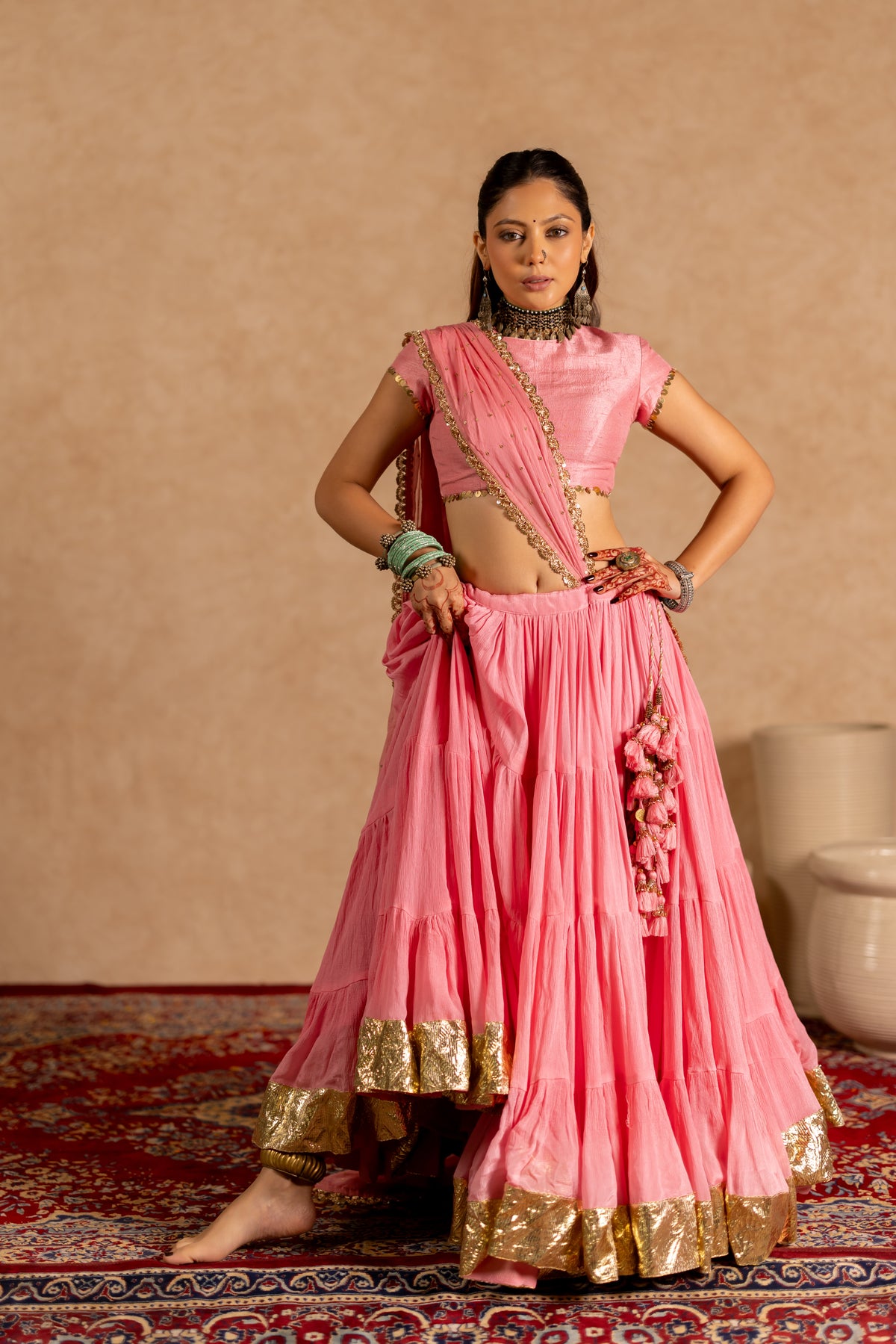 Jhamku Lehenga Set